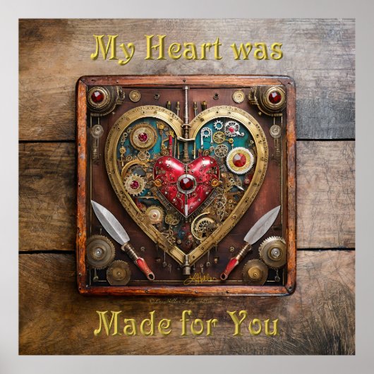 ルビー&ナイフハートスチームパンクシリーズ ポスター (正面)