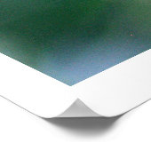 「ルビー」ハミングバード撮影プリント ポスター (角)