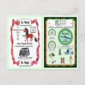 ルビー – ルビジウムホルンユニコーンゲームカード ポストカード (正面)