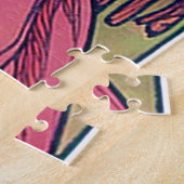 ルビー（四宝石）、アルフォンスミュシャ ジグソーパズル (側面)