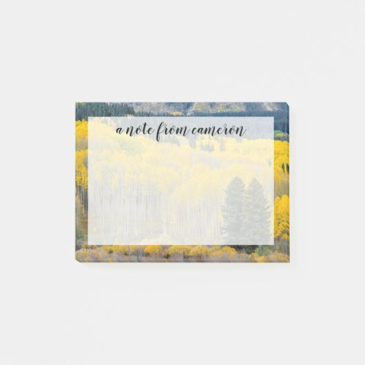 ルビー《植物》アスペンの秋 ポストイット (正面)