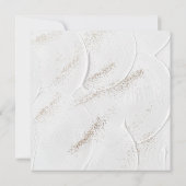 ルビー 結婚40周年 カスタム タイポグラフィー 招待状 (裏面)