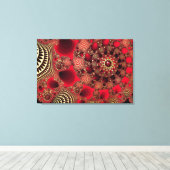 ルビー&金ゴールドキャンバス印刷 キャンバスプリント (インサイチュ (ウッドフロア))