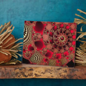 ルビー&金ゴールド写真プラーク フォトプラーク (側面)