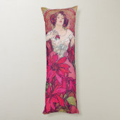 ルビー(4つの宝石),アルフォンスミュシャ ボディピロー (裏面 (縦))