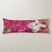 ルビー(4つの宝石),アルフォンスミュシャ ボディピロー (正面)