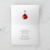 ルビー（40周年）結婚記念日のカード カード (内部)