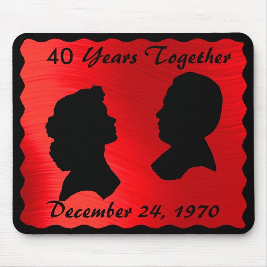 ルビーANNIVERSARY-MOUSEPAD マウスパッド (正面)