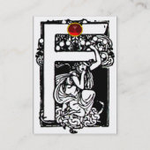 ルビーMONOGRAM F 名刺 (裏面)