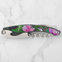 ルビーthroatedハチドリのコルクせん抜き