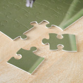 ルビーthroatedハチドリ ジグソーパズル (側面)