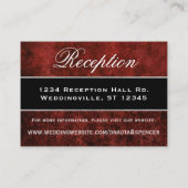 ルビ結婚ー |クリムゾンガーネットレッドテーマ挿入 エンクロージャーカード (裏面)