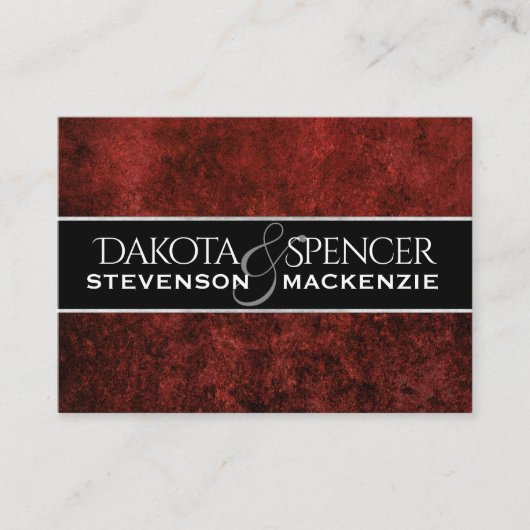 ルビ結婚ー |クリムゾンガーネットレッドテーマ挿入 エンクロージャーカード (正面)