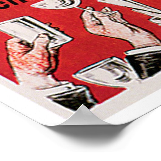 ルピコチンヴィンテージフードアドアート ポスター (角)