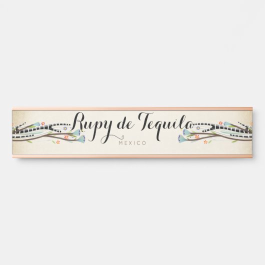 ルピデテキラ名プレートドアデコレーション サインプレート (正面)