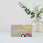 ルピデテキーラキュートフローラビジネスカード 名刺 (スタンド正面)