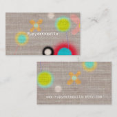 ルピデテキーラキュートフローラビジネスカード 名刺 (正面/裏面)