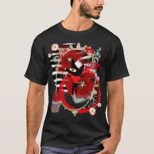 ルピデテキ風変わりラシ熱狂するャツ Tシャツ