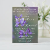 ルピナスの花畑の招待状 招待状 (スタンド正面)