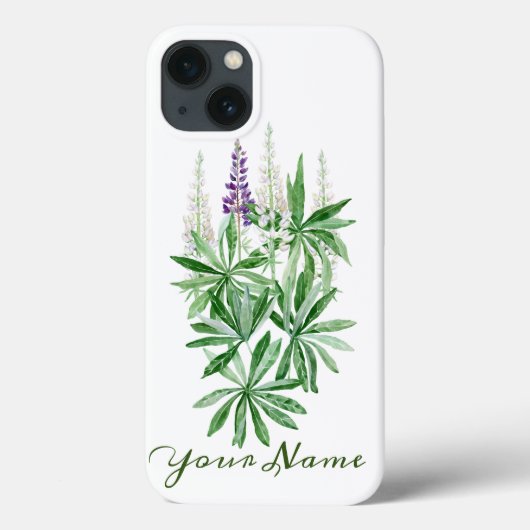 ルピナスの花 Case-Mate iPhoneケース (裏面)