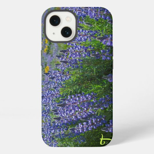 ルピナスの花 iPhoneケース (裏面)