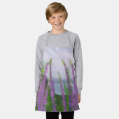 ルピネかわいらしの花バイザレイクスモールエプロン エプロン (着用した状態)