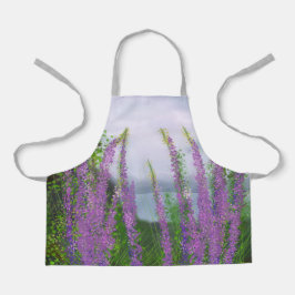 ルピネかわいらしの花バイザレイクスモールエプロン エプロン