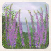 ルピネかわいらしの花バイザレイク スクエアペーパーコースター (正面)