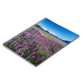 ルピネス開花 |アラスカ，ケナイ山脈 ノートブック (左側)