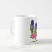 ルピネス&ワイルドバラPEIマグ コーヒーマグカップ (正面左)