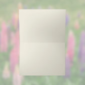 ルピネフラワーズ蝶ヴィンテージフローラ折り畳み ノートカード