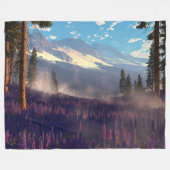 ルピネベイル フリースブランケット (正面(横))