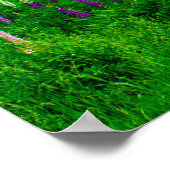 ルピネ大きい石ポスターの氷河の写真 ポスター (角)