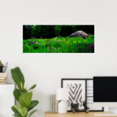 ルピネ大きい石ポスターの氷河の写真 ポスター (ホームオフィス)