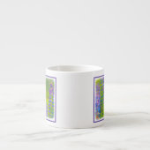 ルピネ絵画ズ – オリジナルフラワーアート エスプレッソカップ (正面)