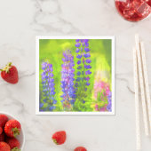 ルピネ絵画ズ – オリジナルフラワーアート スタンダードカクテルナプキン (インサイチュ)