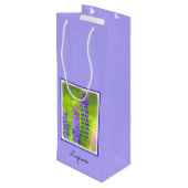 ルピネ絵画ズ – オリジナルフラワーアート ワインギフトバッグ (裏面アングル)