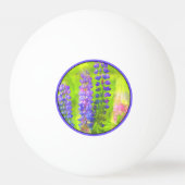 ルピネ絵画ズ – オリジナルフラワーアート 卓球ボール (正面)