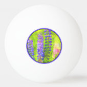 ルピネ絵画ズ – オリジナルフラワーアート 卓球ボール (裏面)