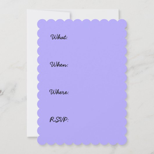 ルピネ絵画ズ – オリジナルフラワーアート 招待状 (裏面)