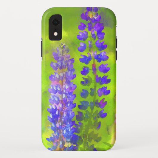 ルピネ絵画ズ – オリジナルフラワーアート Case-Mate iPhoneケース (裏面)