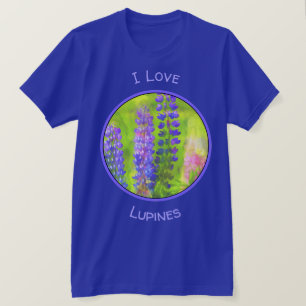ルピネ絵画ズ – オリジナルフラワーアート Tシャツ