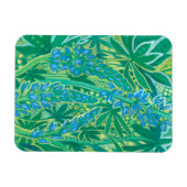 ルピネ花サマーワイルドフラワー絵画ズ マグネット (横)