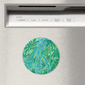 ルピネ花サマーワイルドフラワー絵画ズ マグネット (インサイチュ (食洗機))