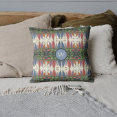 ルピネ花蝶ヴィンテージフローラモノグラム クッション