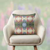 ルピネ花蝶ヴィンテージフローラモノグラム クッション