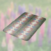 ルピネ花蝶ヴィンテージ花柄 バスマット