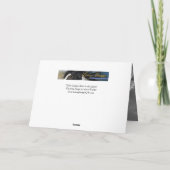 ルピネ馬グリーティングカードに入ったシルバーリンゴ カード (裏面)