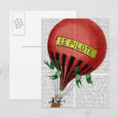ルピロテホットエアバルーン2 ポストカード (正面/裏面)