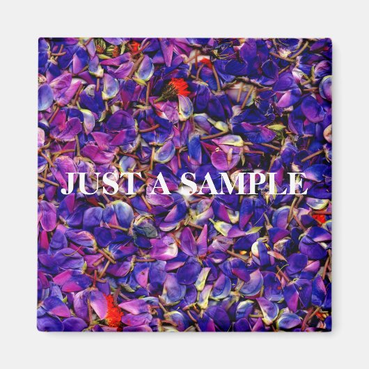 ルピン花びら マグネット (正面)